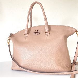 💖Tory Burch Cream Leather Bag